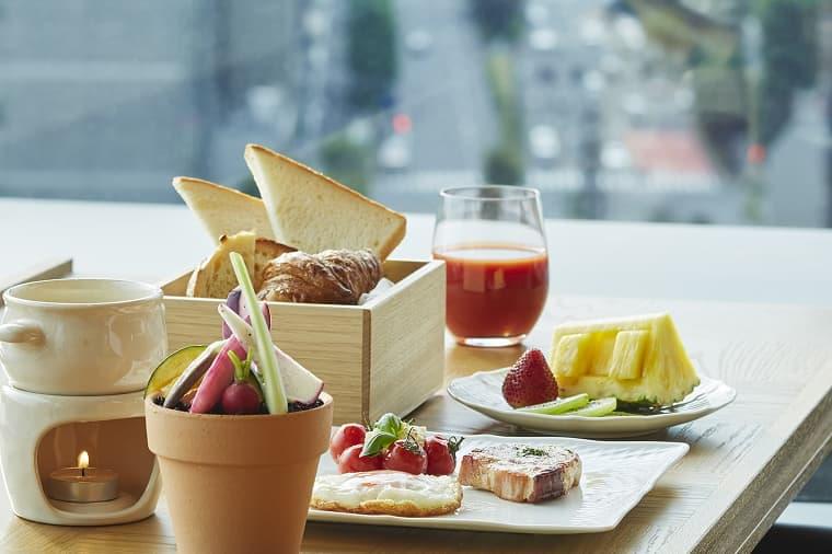 A sample hotel breakfast selection available with THE CELESTINE HOTELS Breakfast Voucher.