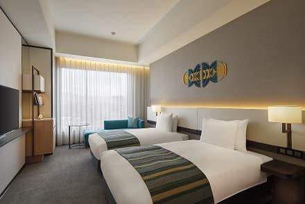 Luxury hotel room interior, showcasing the upscale stay experience available with the NT$1,500 Gift Certificate.