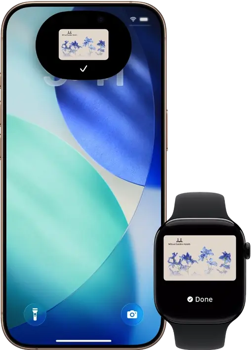 Add your room key in a few quick steps.